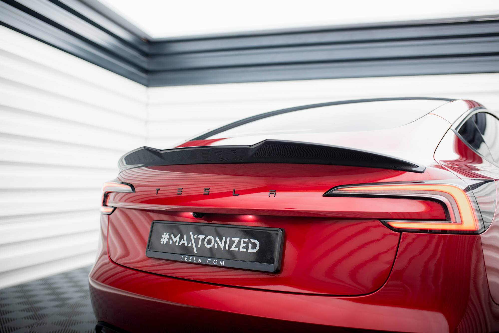 Tesla Model 3 Highland (Facelift) 2023+ Vingextension 3D Maxton Design