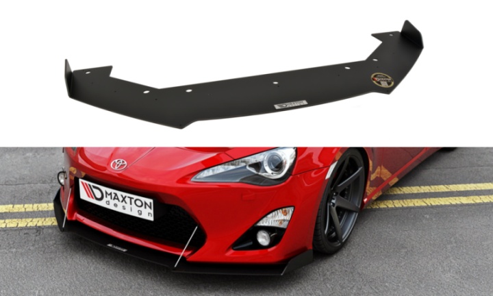 TO-GT86-1-CNC-FD2 Subaru BRZ / Toyota GT86 2012-2016 Racingsplitter med Canards Maxton Design