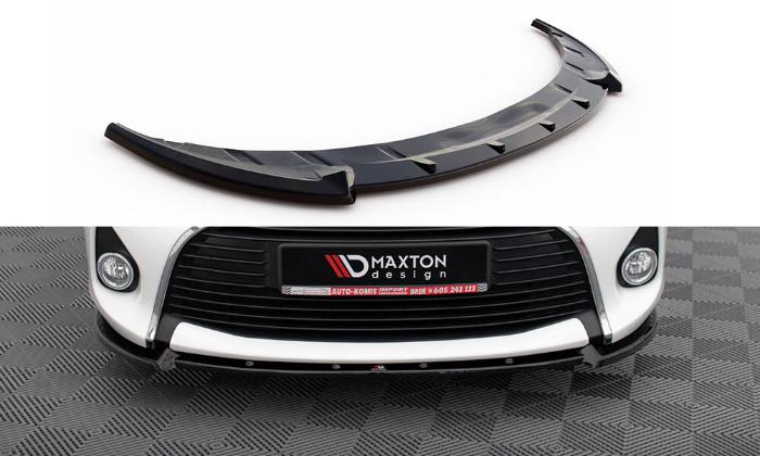 Toyota Yaris Mk3 Facelift 2014-2017 Frontsplitter V.1 Maxton Design i gruppen Bilmodeller / Toyota / Yaris / Styling hos DDESIGN AB (TO-YA-3-FD1G)