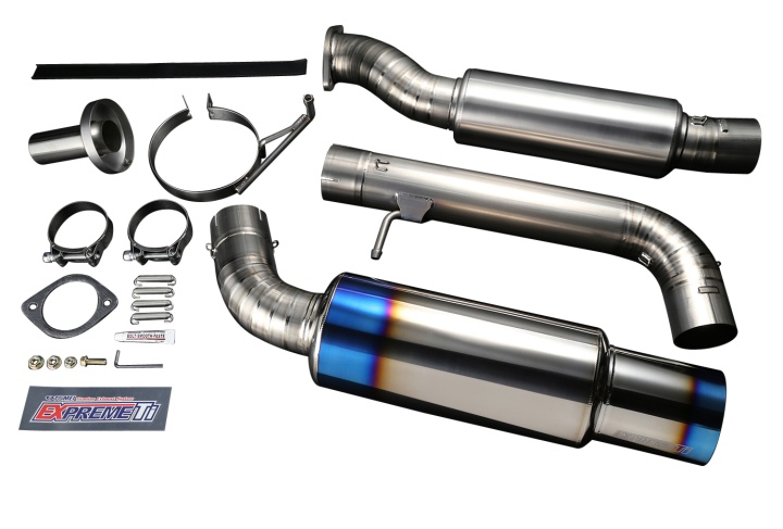 TOMTB6090-NS02A Nissan 370Z 2009-2020 Expreme Full Titanium Cat-back Avgassystem TOMEI