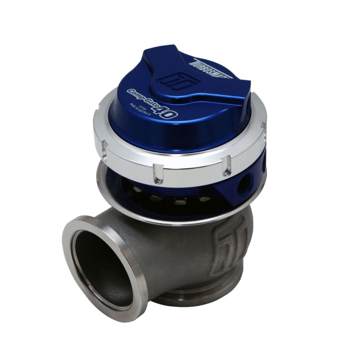 TS-0552-1011 WG40 GenV Comp-Gate40 Wastegate - 14 PSI Blå Turbosmart