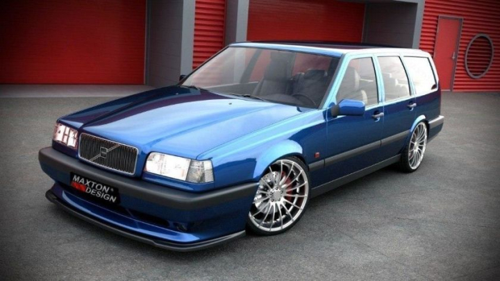 Volvo 850 R 1991-1996 Frontläpp / Frontsplitter Maxton Design i gruppen Bilmodeller / Volvo / 850 / Styling hos DDESIGN AB (VO-850-FD1G)