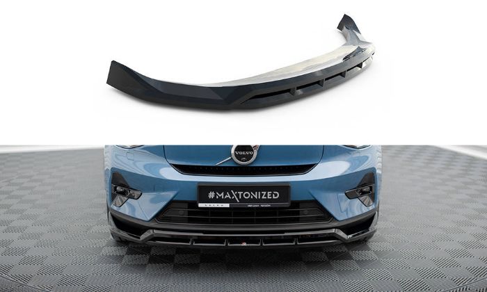 Volvo C40 MK1 2021+ Frontläpp / Frontsplitter Maxton Design i gruppen Bilmodeller / Volvo / C40 2021+ hos DDESIGN AB (VO-C40-1-FD1G-FD1RG)