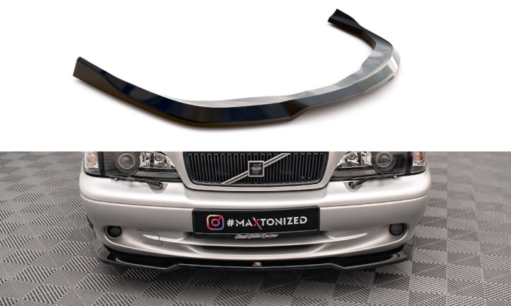 Volvo C70 Mk1 1997-2005 Frontsplitter V.2 Maxton Design i gruppen Bilmodeller / Volvo / C70 97-06 / Styling hos DDESIGN AB (VO-C70-1-FD2)