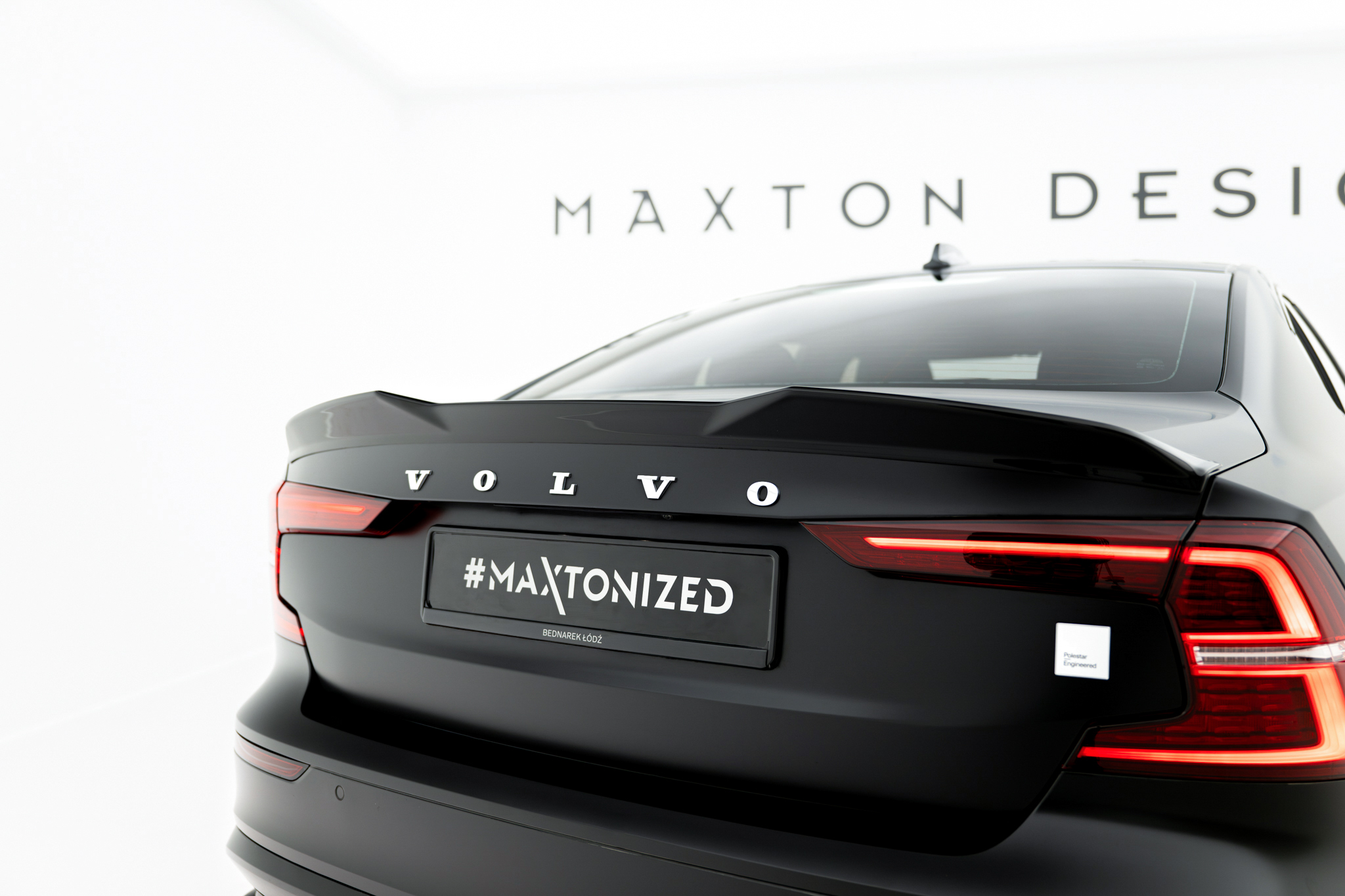 Volvo S60 R-Design Mk3 2018+ Vingextension 3D Maxton Design
