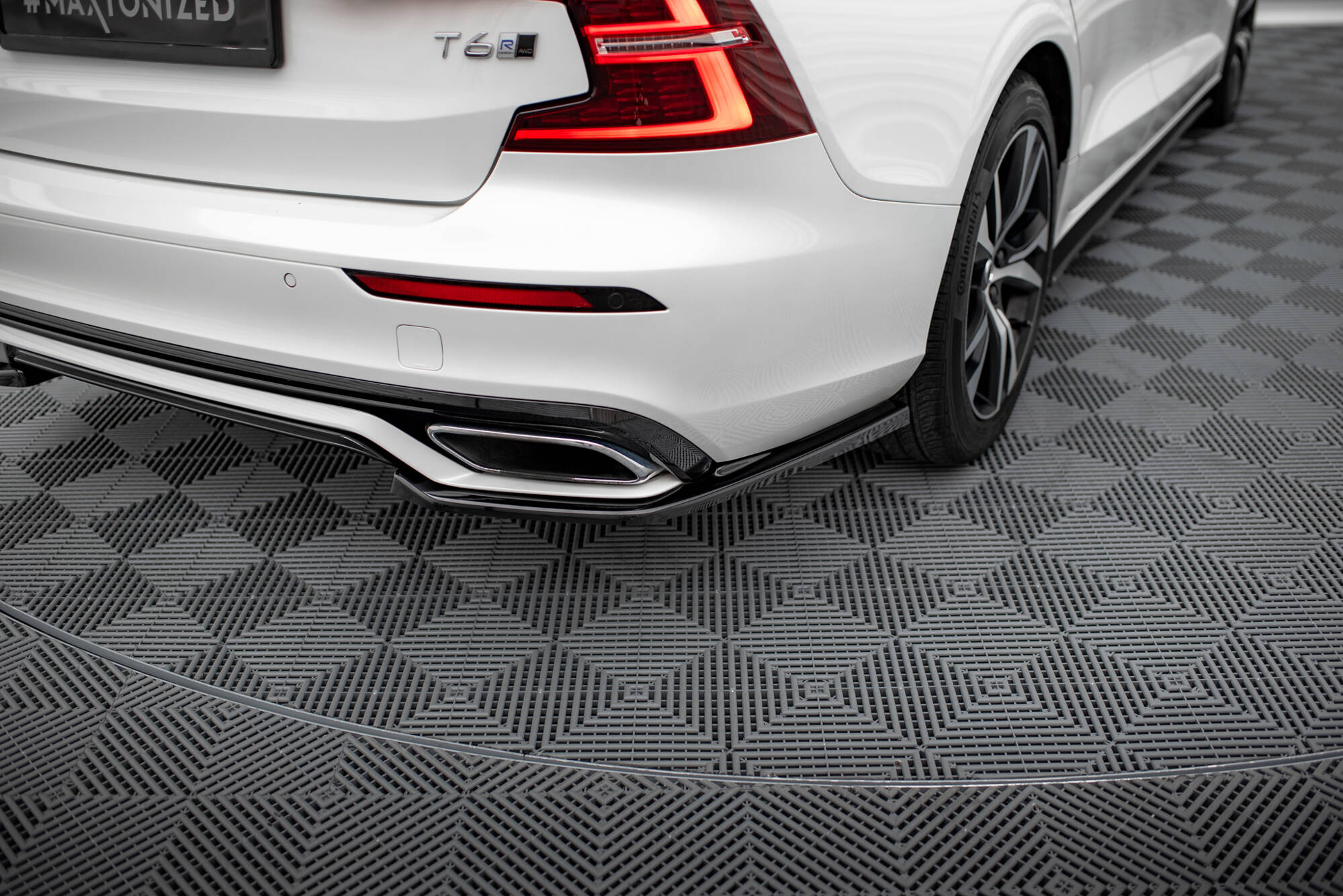 Volvo S60 / V60 R-Design 2017+ Bakre Sidoextensions Maxton Design