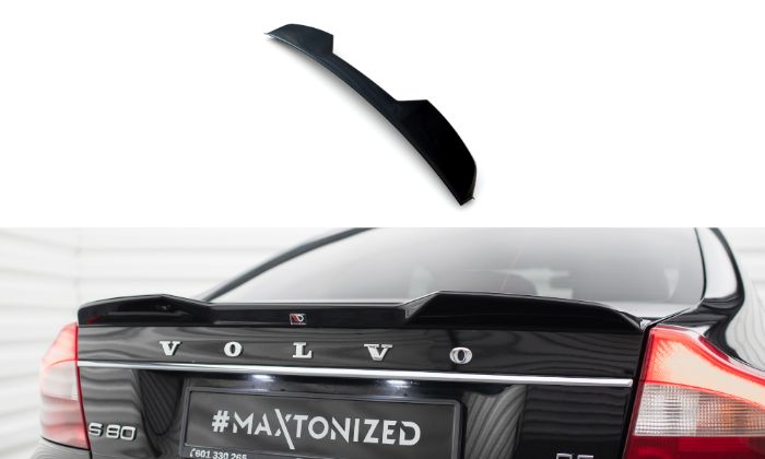 Volvo S80 Mk2 2006-2010 Vingextensions 3D Maxton Design i gruppen Bilmodeller / Volvo / S80 hos DDESIGN AB (VO-S80-3-CAP1G)