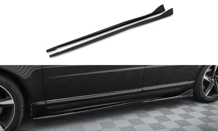 Volvo S80 Mk2 2006-2010 Sidoextensions V.1 Maxton Design i gruppen Bilmodeller / Volvo / S80 hos DDESIGN AB (VO-S80-3-SD1G)