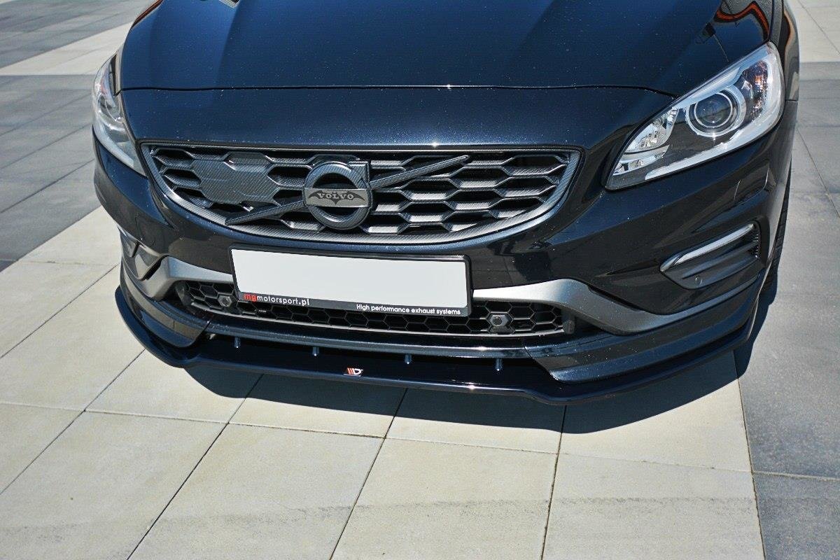 Volvo V60 Polestar 2014-2018 Facelift Frontsplitter V.1 Maxton Design