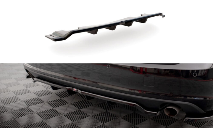 Volvo V90 2016-2020 Diffuser (Med Splitters) V.2 Maxton Design  i gruppen Bilmodeller / Volvo / S90-V90 2016+ hos DDESIGN AB (VO-V90-2-RD2-RD1)