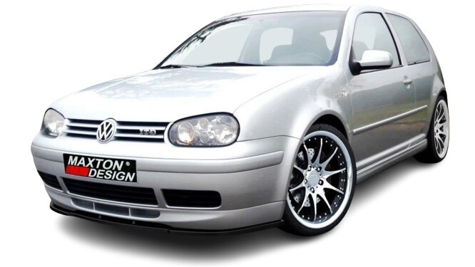 VW Golf IV 25TH Anniversary 1997-2003 Frontsplitter V.1 Maxton Design i gruppen Bilmodeller / VW / Golf 4 97-04 / Styling hos DDESIGN AB (VW-GO-4-25TH-FD1)