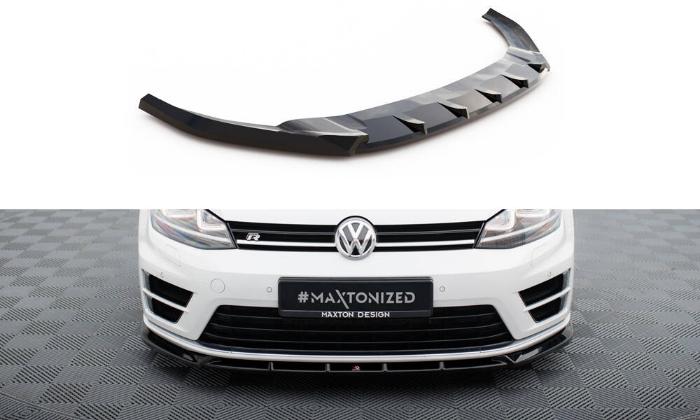 VW Golf 7 R 2012-2016 Frontsplitter V.5 Maxton Design i gruppen Bilmodeller / VW / Golf 7 R 12-19 / Styling / Front hos DDESIGN AB (VW-GO-7-R-FD5G)