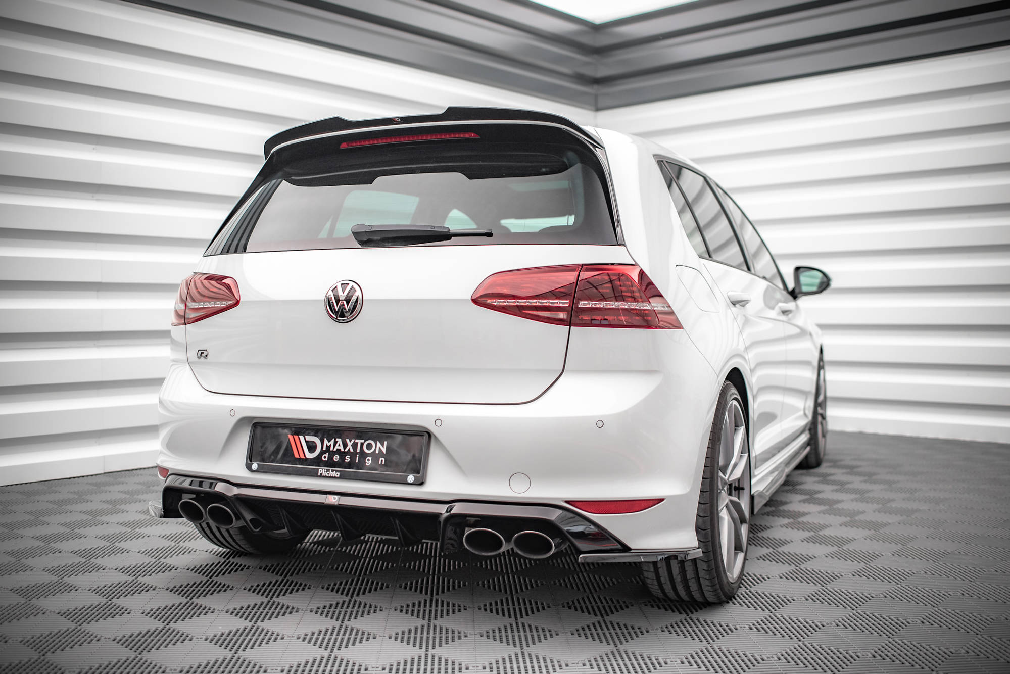 VW Golf 7 R 2013-2016 Bakre Sidoextensions V.4 Maxton Design