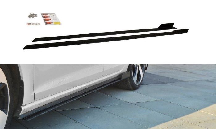 VW Golf MK7 GTI Facelift 2017+ Racing Sidokjolar / Sidoextensions Maxton Design i gruppen Bilmodeller / VW / Golf 7 GTI 12-19 / Styling hos DDESIGN AB (VW-GO-7F-GTI-CNC-SD1A)