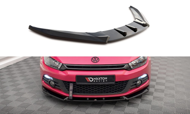 VW Scirocco 2008-2014 Frontsplitter V.3 Maxton Design i gruppen Bilmodeller / VW / Scirocco 08-17 / Styling hos DDESIGN AB (VW-SC-3-FD3)