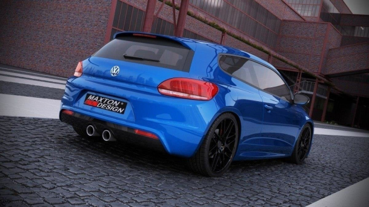 VW Scirocco R (Med dubbla utblås) 2008-2017 Diffuser Maxton Design i gruppen Bilmodeller / VW / Scirocco 08-17 / Styling hos DDESIGN AB (VW-SC-3-R-RS2F)