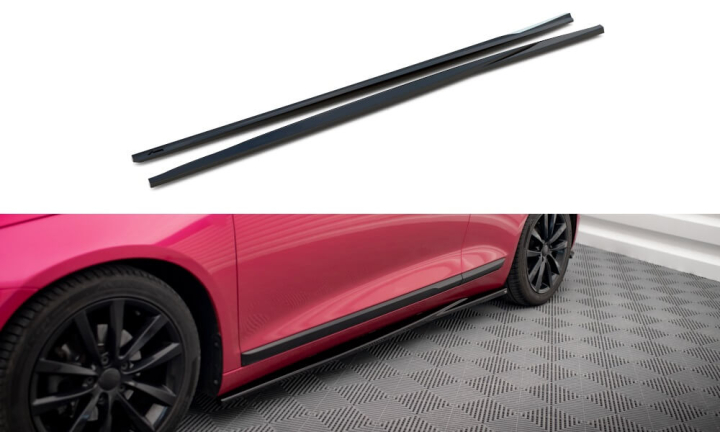 VW Scirocco 2008-2014 Sidoextensions V.1 Maxton Design i gruppen Bilmodeller / VW / Scirocco 08-17 / Styling hos DDESIGN AB (VW-SC-3-SD1)