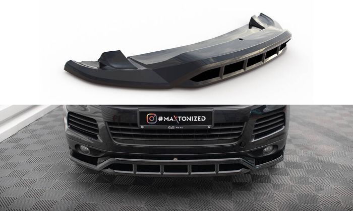 Volkswagen Touareg Mk2 2010-2015 Frontsplitter V.1 Maxton Design i gruppen Bilmodeller / VW / Touareg / Styling hos DDESIGN AB (VW-TO-2-FD1G-FD1RG)