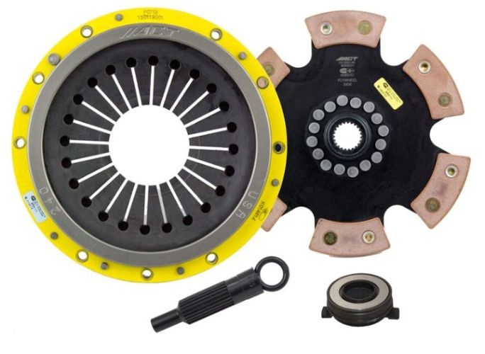 actPO1-XTR6 PO1-XTR6 ACT XT/Race Ofjädrad 6-puckad Kopplingskit
