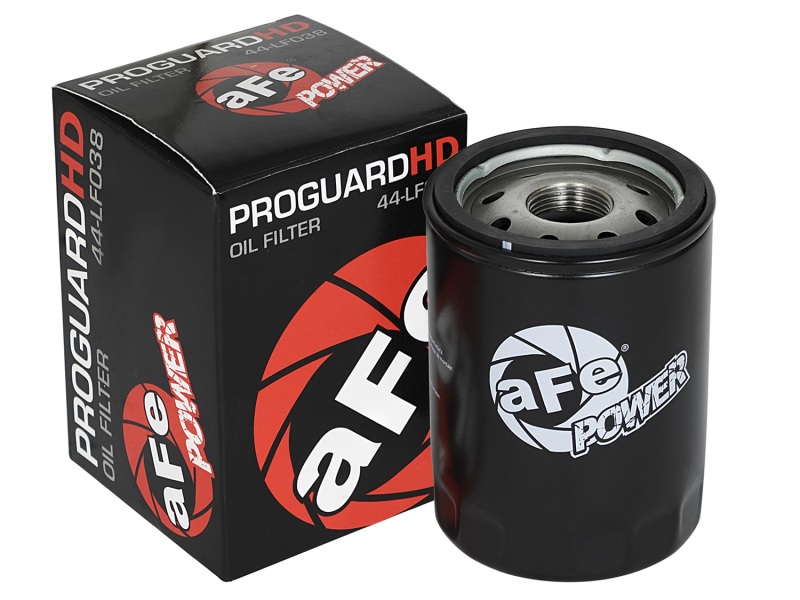 Ford 2008-2019 V6-3.5L/3.7L/V8-5.0L / GM 2014-2019 V8-5.3L ProGuard D2 Oljefilter aFe Power i gruppen Välj bilmodell / Ford / F-150 09-14 hos DDESIGN Scandinavia AB (afe44-lf038)