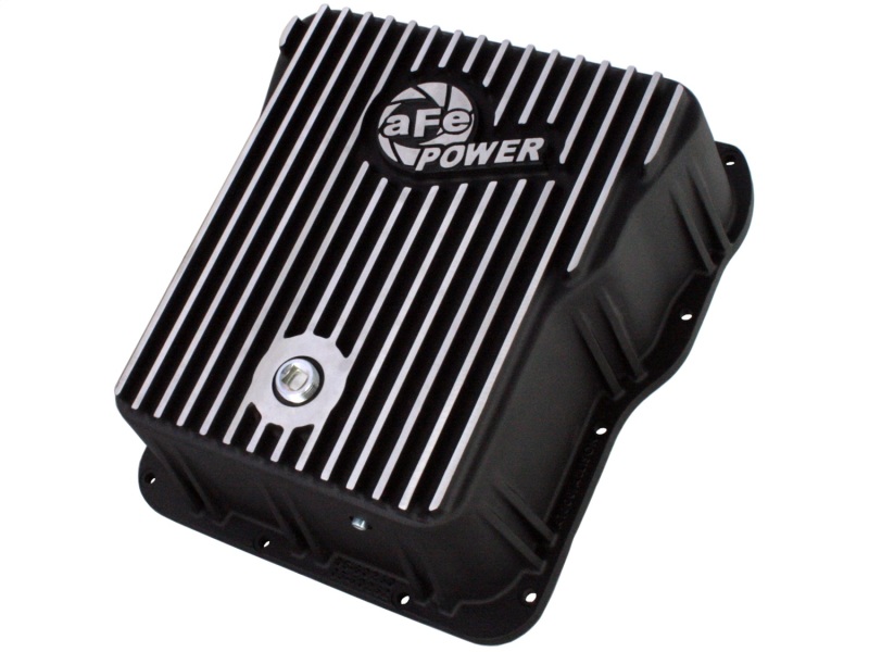 GM Diesel Pick-up 2001-2019 V8-6.6L (td) LB7/LLY/LBZ/LMM/LML/L5P Trasmissionskåpa aFe Power - Machined i gruppen Välj bilmodell / Chevrolet / Övriga Modeller & Motorer hos DDESIGN Scandinavia AB (afe46-70072)