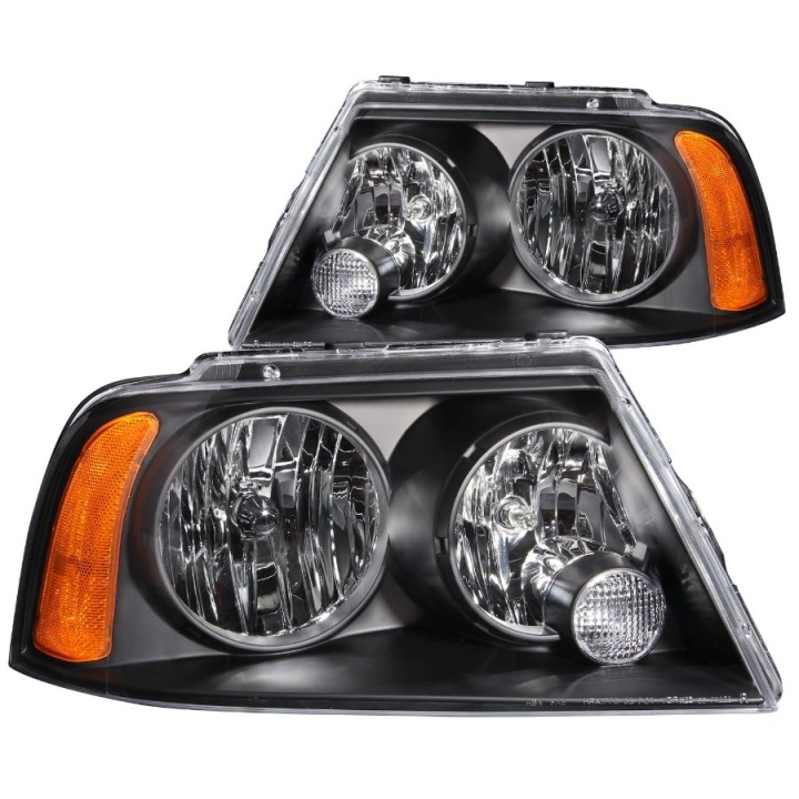 Lincoln Navigator 2003-2006 Crystal Strålkastare Svarta ANZO