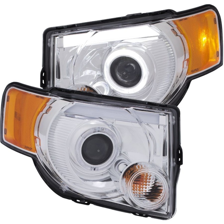 anz111356-3017 FORD Escape 2008-2012 Projector Strålkastare Med Halo Krom ANZO