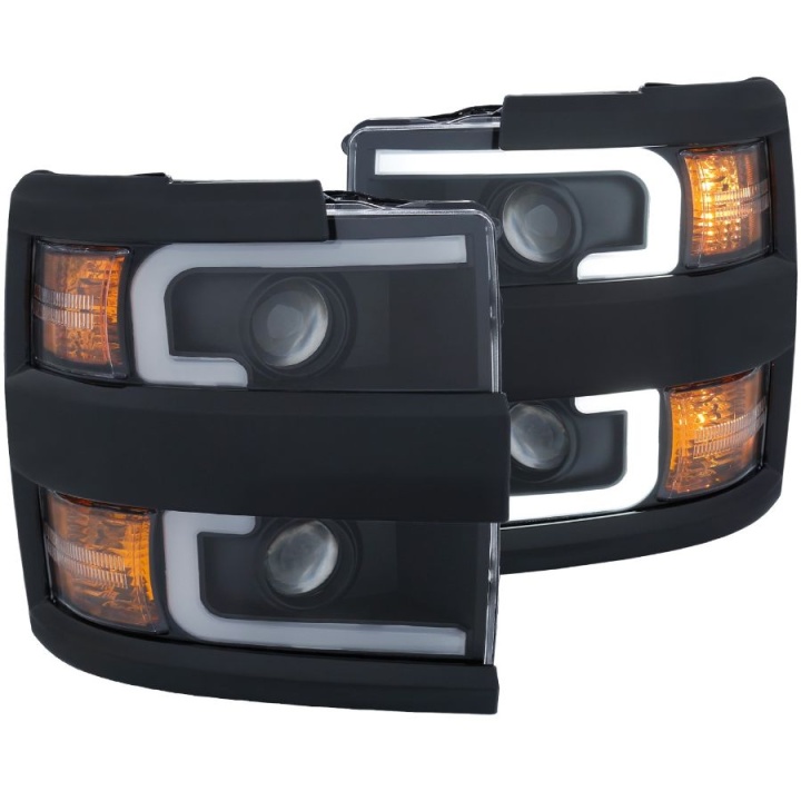 Chevrolet Silverado 2500HD 2015-2019 Projector Strålkastare (Plank Sty