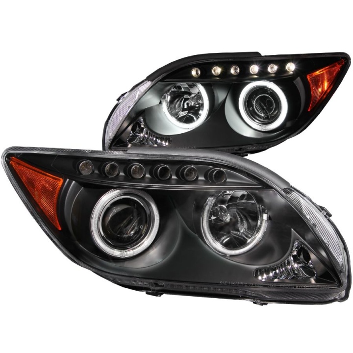 anz121119-2914 SCION TC 2005-2010 Projector Strålkastare Med Halo Svart (SMD LED) ANZO