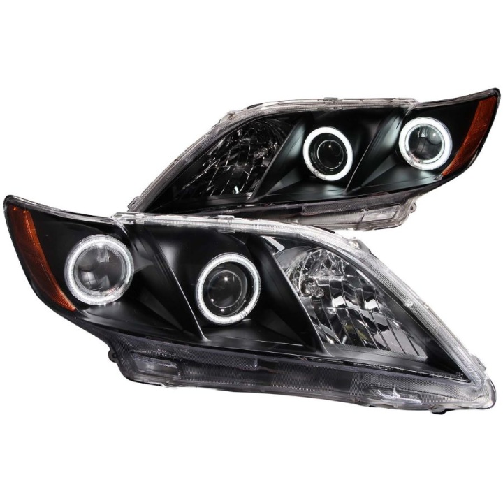 anz121181-2873 Toyota Camry 2007-2009 Projector Strålkastare Med Halo Svart ANZO