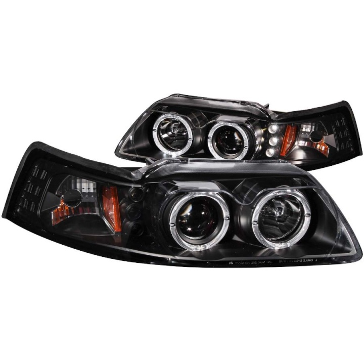 anz121303-2754 FORD Mustang 1999-2004 Projector Strålkastare Svart G2 (Dual Projector) ANZO