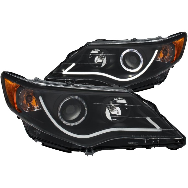 anz121512-2865 Toyota Camry 2012-2013 Projector Strålkastare Med Halo Svart ANZO