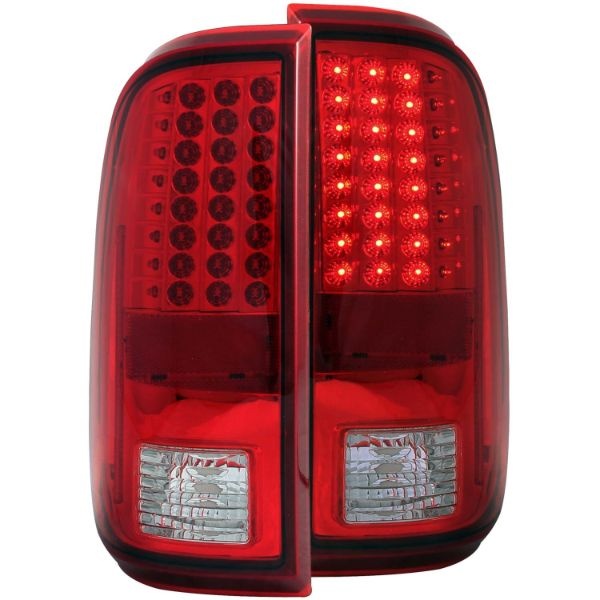 anz311050-2411 FORD F-250 Super Duty 2008-2016 LED Baklampor Röda/Klara ANZO