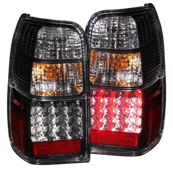 anz311099-2169 Toyota 4 Runner 2001-2002 LED Baklampor Svarta ANZO