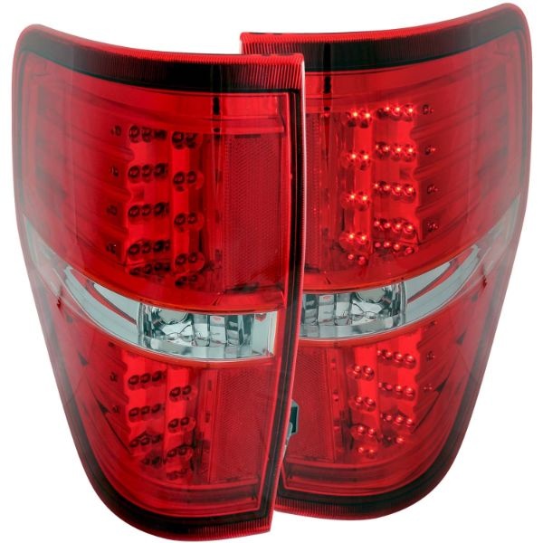 anz311139-2476 FORD F-150 2009-2014 LED Baklampor Röda/Klara ANZO