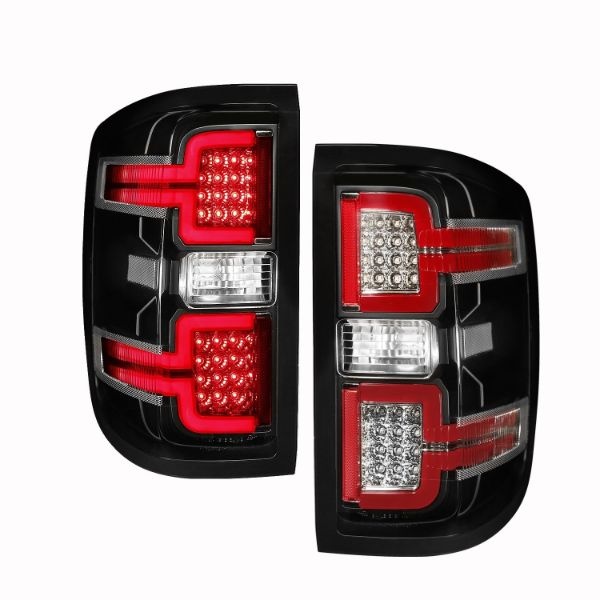 anz311289-2246 Chevrolet Silverado 1500 2014-2018 LED Baklampor Svarta(Sekventiell) ANZO