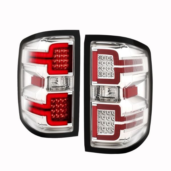 anz311291-2353 Chevrolet Silverado 3500HD 2014-2018 LED Baklampor Krom (Sekventiell) ANZO