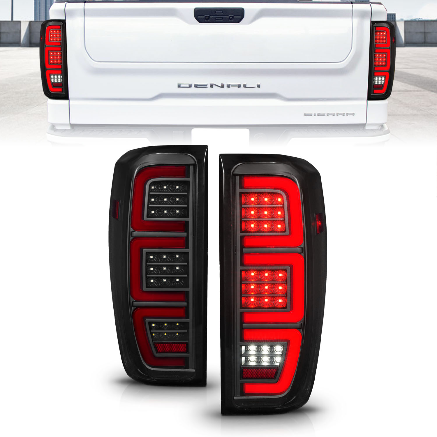 GMC Sierra 1500 / 2500HD / 3500HD 2019-2024 LED-bakljus ANZO