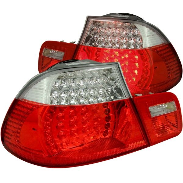 anz321105-2501 BMW M3 2DR 2001-2006 LED Baklampor Röda/Klara ANZO