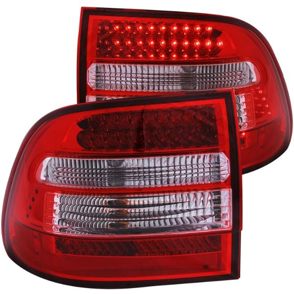 anz321170-2506 Porsche Cayenne 2003-2006 LED Baklampor Röda/Klara ANZO