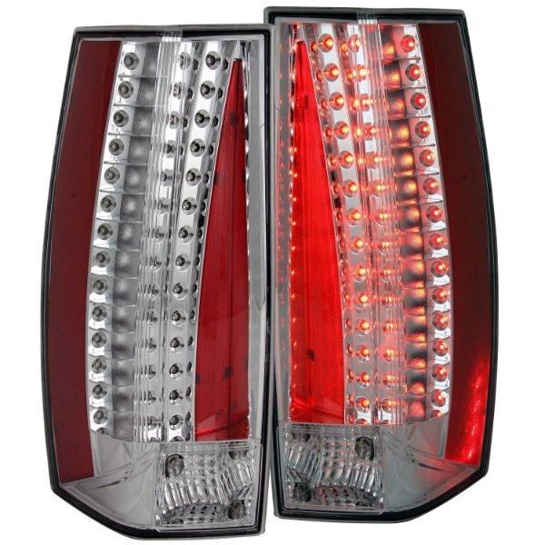 anz321287-2320 Cadillac Escalade 2007-2013 LED Baklampor Krom ANZO