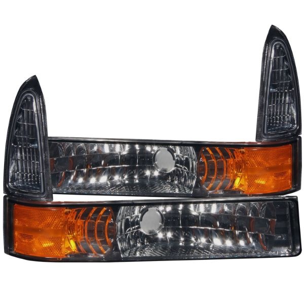 anz511041-1624 FORD Excursion 2000-2004 Euro Parkeringsljus Röktonad Med Orange Reflektor ANZO