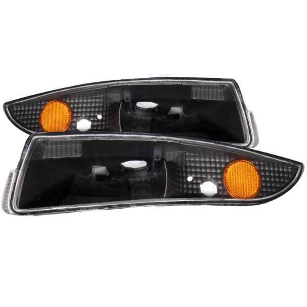 anz511045-1546 Chevrolet Camaro 1993-2002 Euro Parkeringsljus Svart / Orange Reflektor ANZO