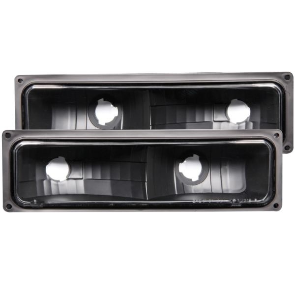 anz511053-1521 Chevrolet C1500 1988-1998 Euro Parkeringsljus Svart ANZO