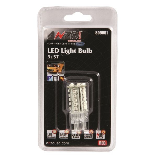 anz809051-1038 Universal 3157 Röd 30 LED 2