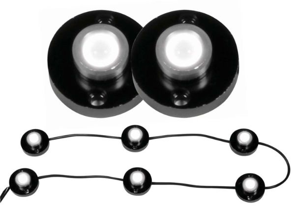 anz861123-1946 Universal LED Heavy Duty 6 Pod LED Bed Rail/Rock Crawler Lighting ANZO