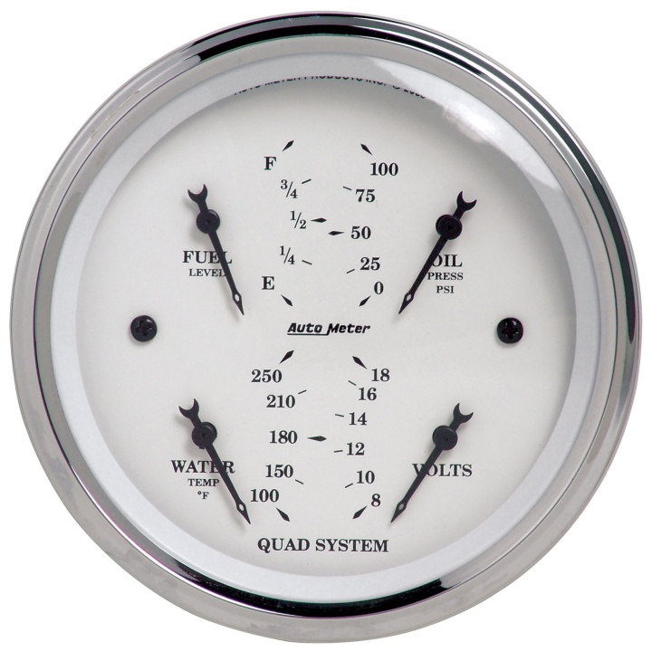 atm1612 Multimätare 87mm 240ΩE-33ΩF (Elektrisk) OLD TYME WHITE