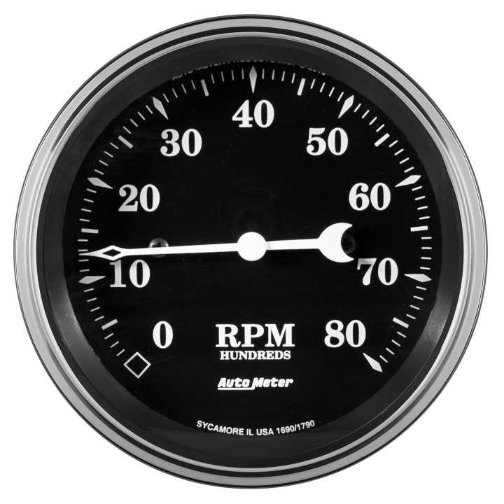 atm1790 Varvräknare 87mm 8000 RPM In-Dash OLD TYME BLACK