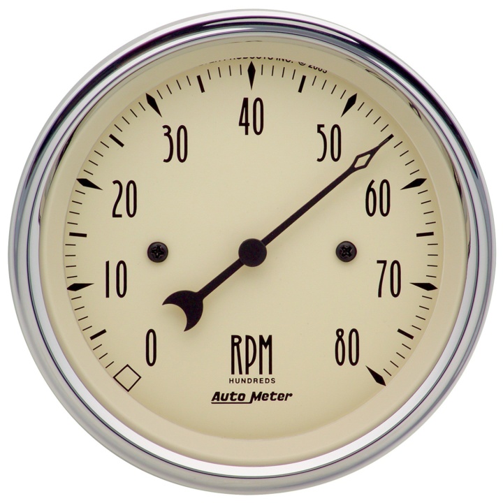 atm1890 Varvräknare 87mm 8K RPM IN-DASH ANTIQUE BEIGE