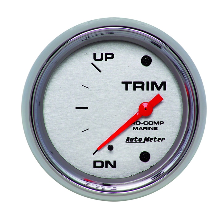 Mätare (Trim Up/Down) 66.7mm 0ΩDOWN-90ΩUP (Elektrisk) MARINE Krom